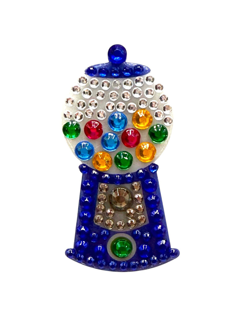 StickerBeans Blue Gumball Machine