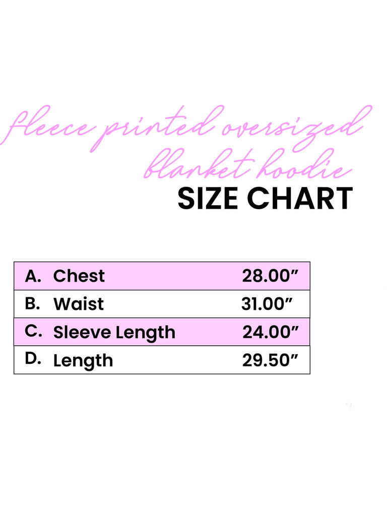 Orchid Floral Fleece Blanket Hoodie