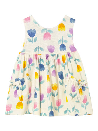 Mayoral Baby Floral Dress Cardigan Set