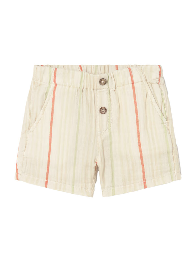 Mayoral Soft Cotton Stripe Shorts