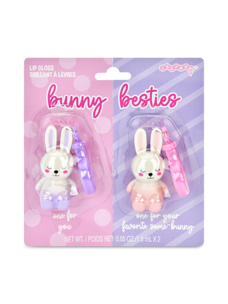 Iscream Bunny Besties Lip Gloss Key Chains