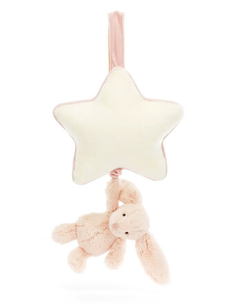 Jellycat Bashful Blush Bunny Musical Pull