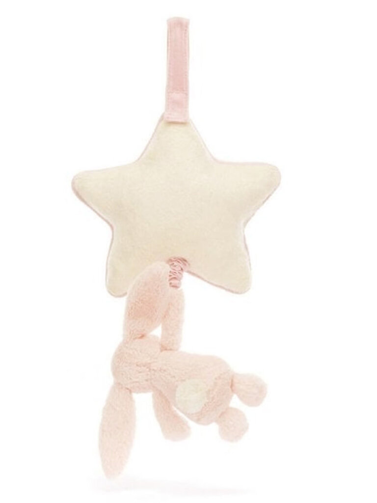 Jellycat Bashful Blush Bunny Musical Pull