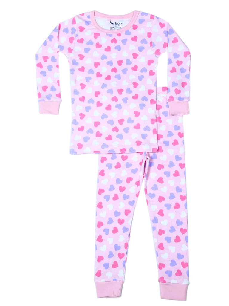 Baby Steps Tossed Heart Pajamas