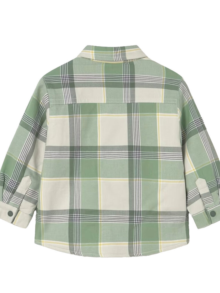 Mayoral Baby Spruce Plaid Overshirt