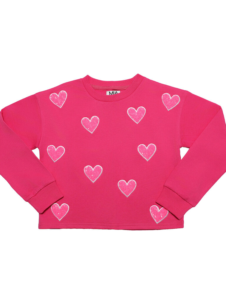 MIA New York Pink Love Sweatshirt