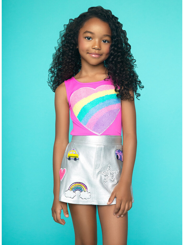 MIA New York Silver Icon Skort