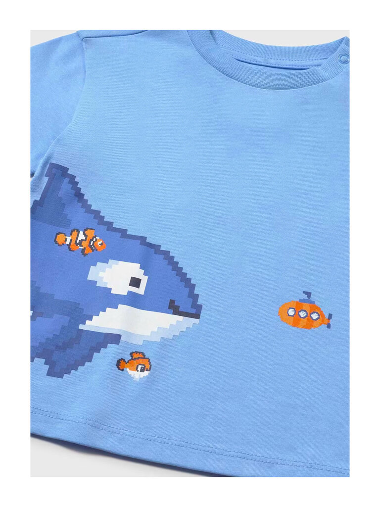 Mayoral Baby Digital Whale T-Shirt