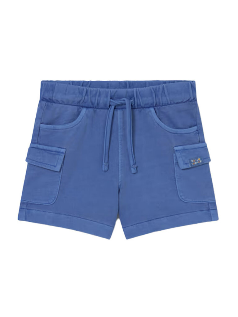 Mayoral Baby Blue Cargo Shorts