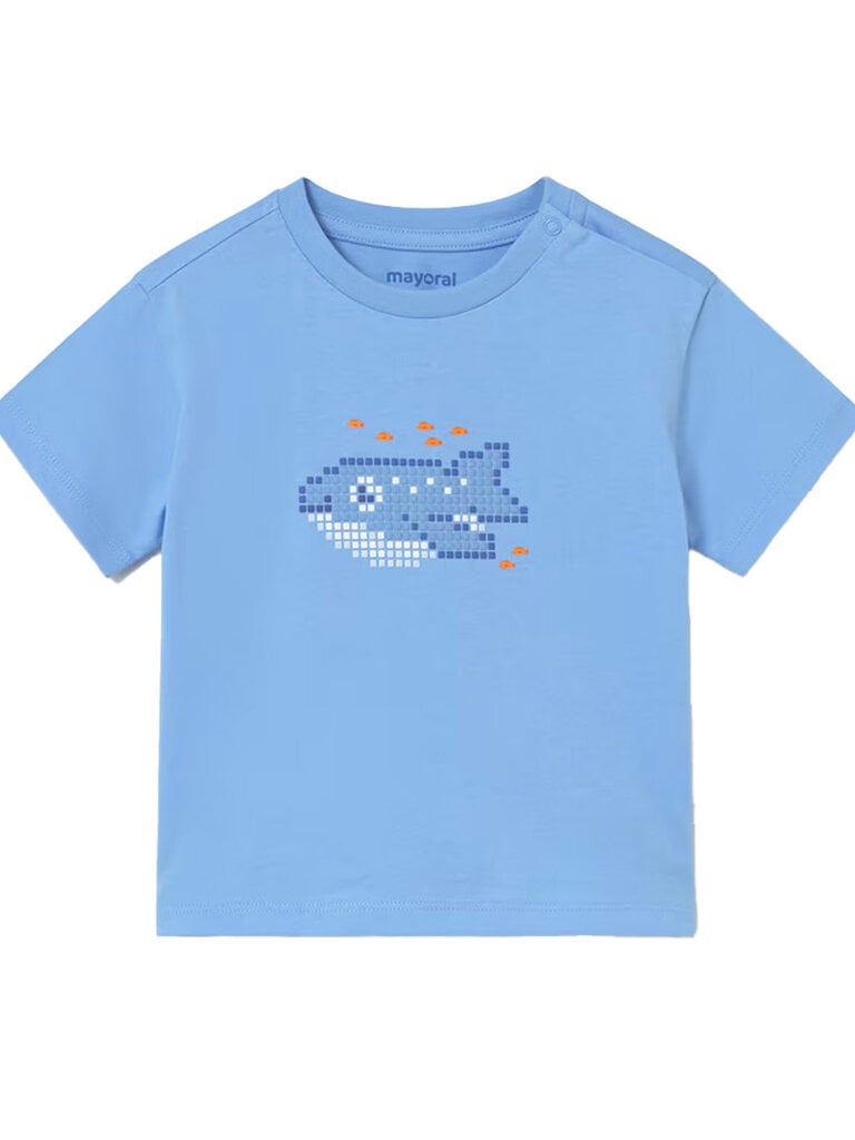 Mayoral Baby Digital Fish T-Shirt Set