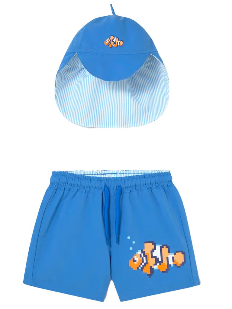 Mayoral Blue Digital Fish Swim Set