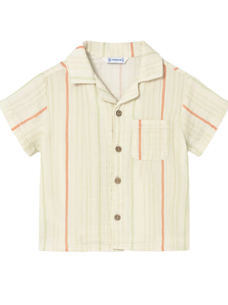 Mayoral Stripe Soft Cotton Shirt