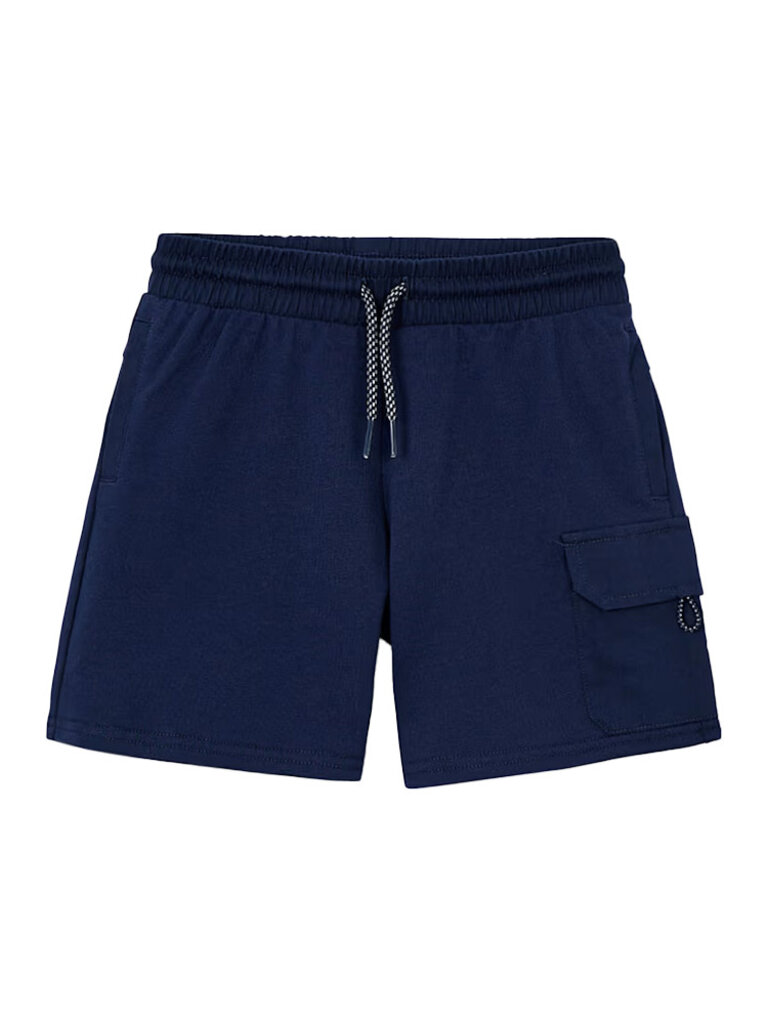 Mayoral Boys Navy Cotton Cargo Shorts