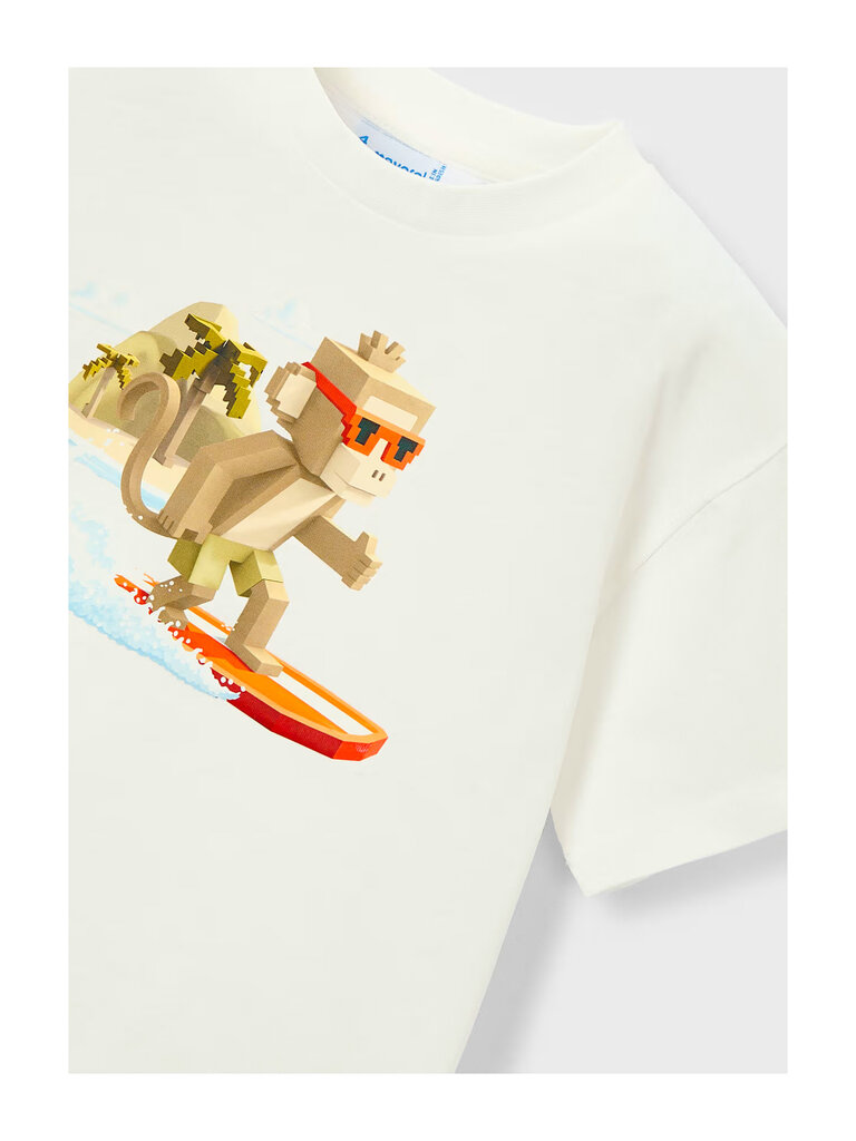 Mayoral Boys Digital Surfing Monkey T-Shirt
