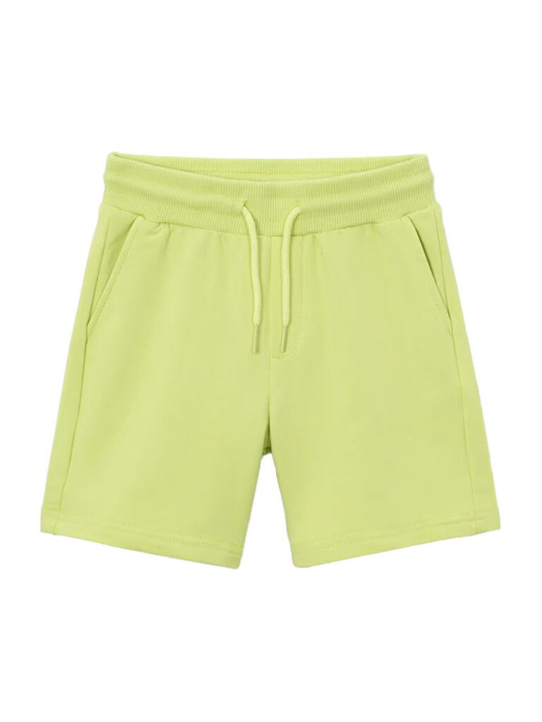 Mayoral Boys Neon Yellow Cotton Shorts