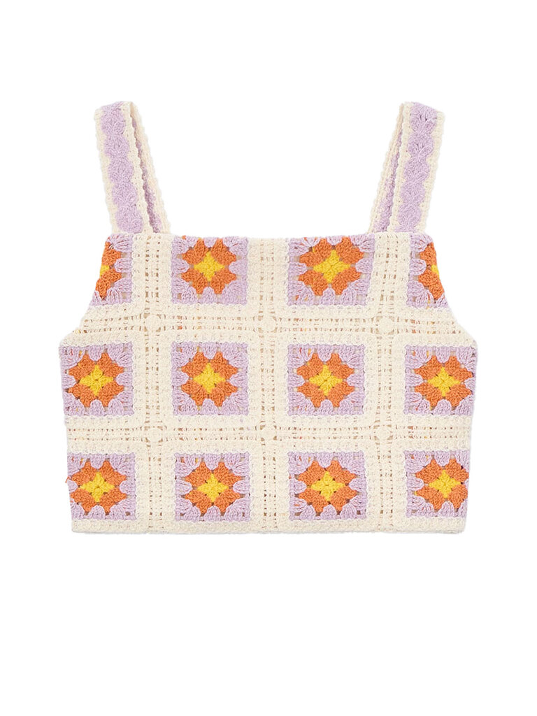 Mayoral Lilac Crochet Top