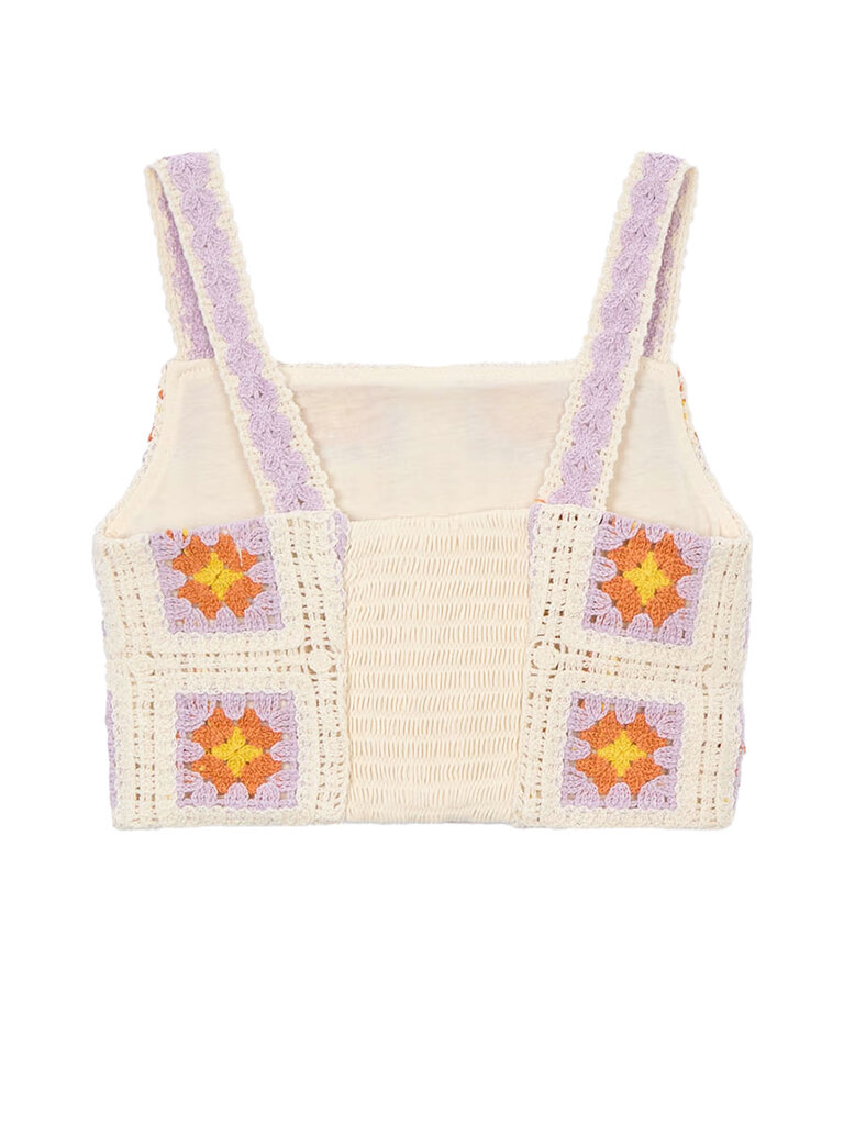 Mayoral Lilac Crochet Top