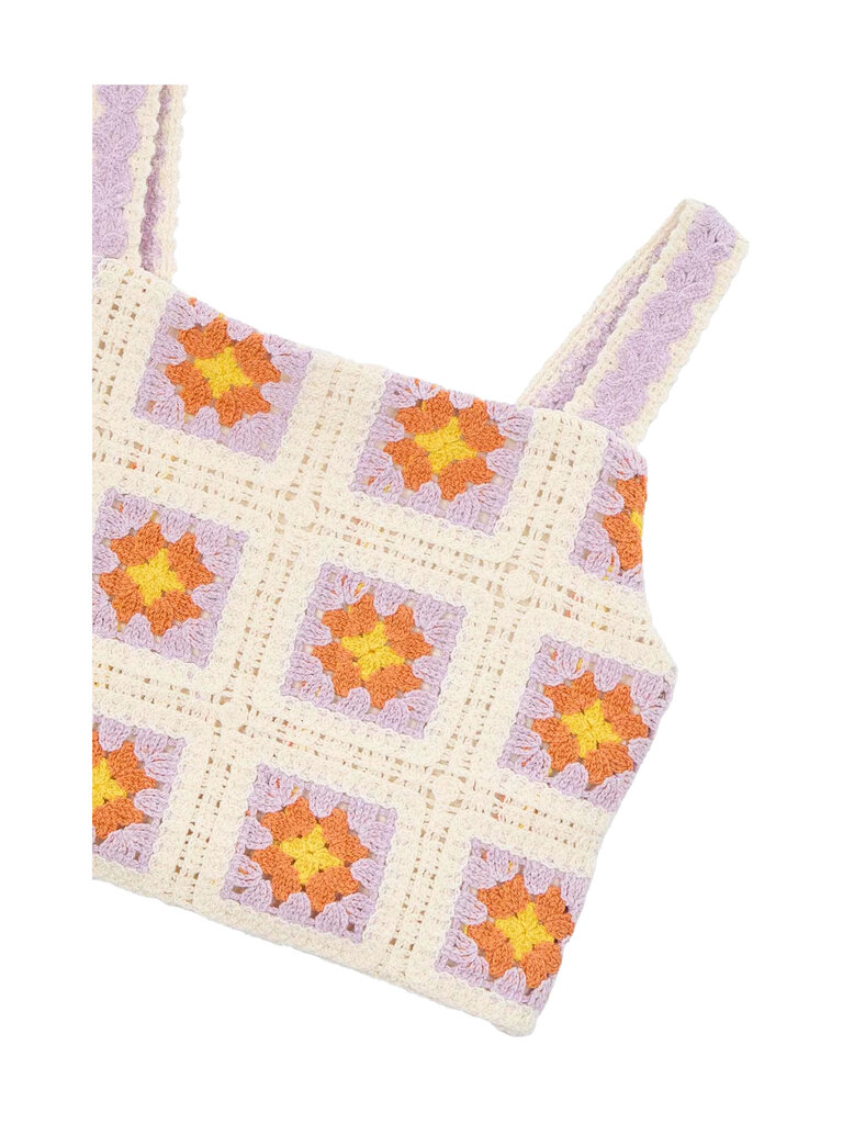 Mayoral Lilac Crochet Top