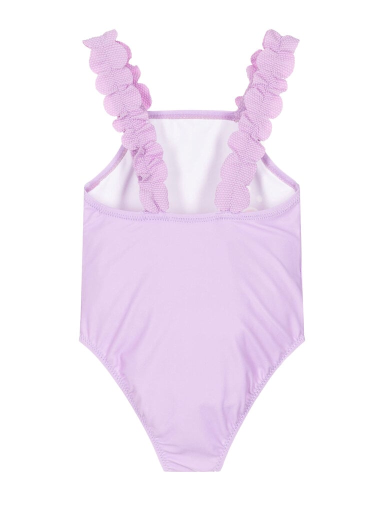 Mayoral Lilac Floral Swimsuit
