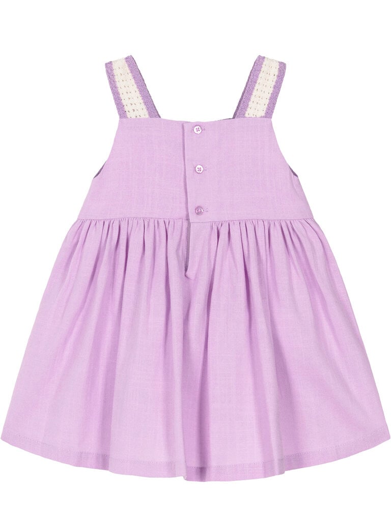 Mayoral Lavender Crochet Dress