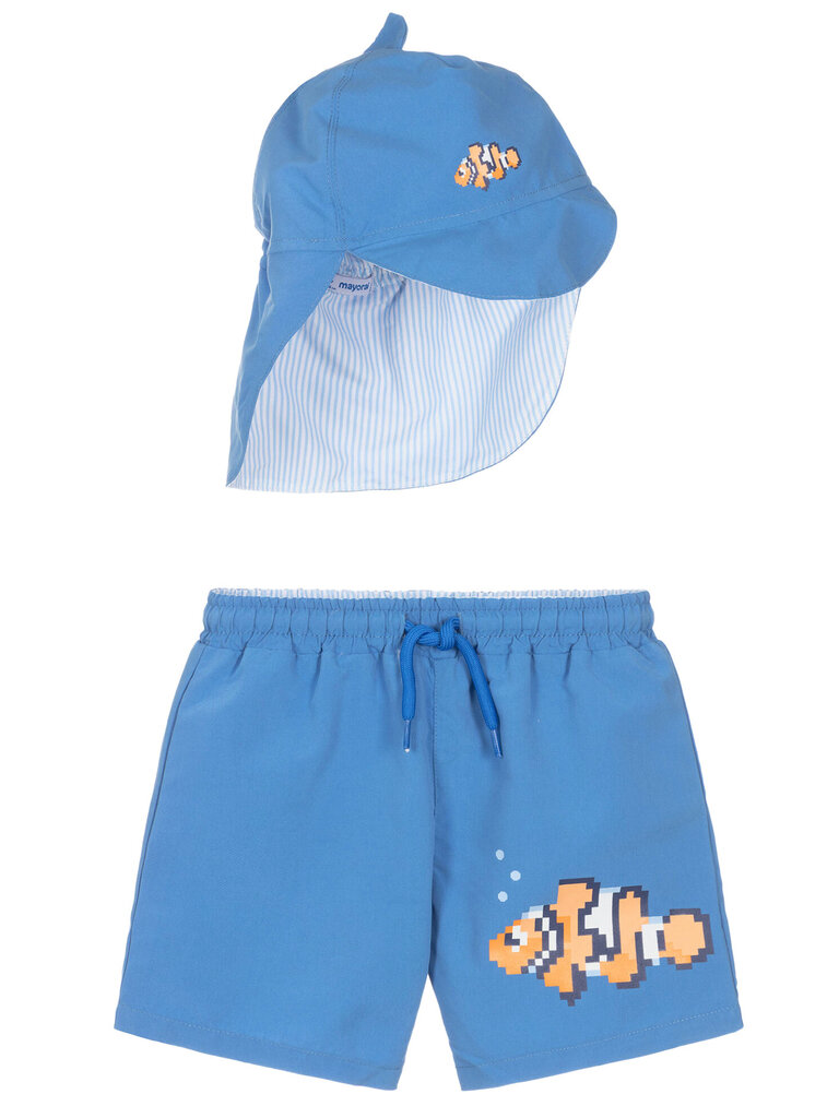 Mayoral Blue Digital Fish Swim Set