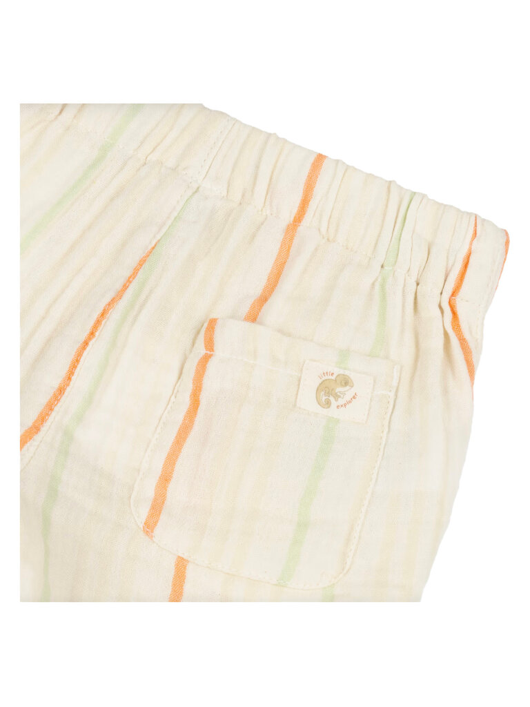 Mayoral Baby Striped Cotton Muslin Shorts