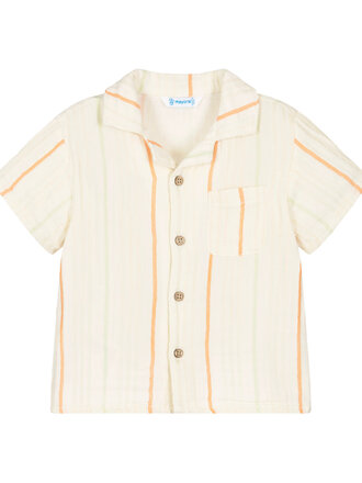 Mayoral Baby Striped Cotton Muslin Shirt
