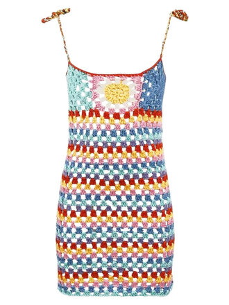Lola and the Boys Sunshine Mood Crochet Dress