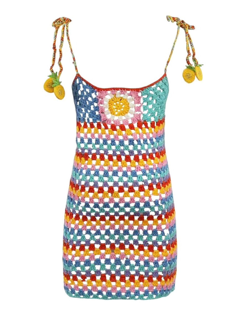 Lola and the Boys Sunshine Mood Crochet Dress