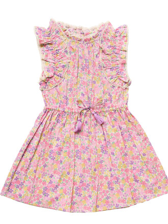 Florence Floral Purple Dress