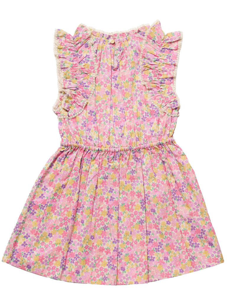 Florence Floral Purple Dress