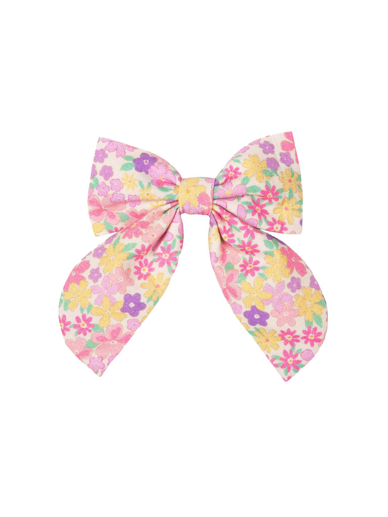 Audrey Alligator Clip - Floral Purple