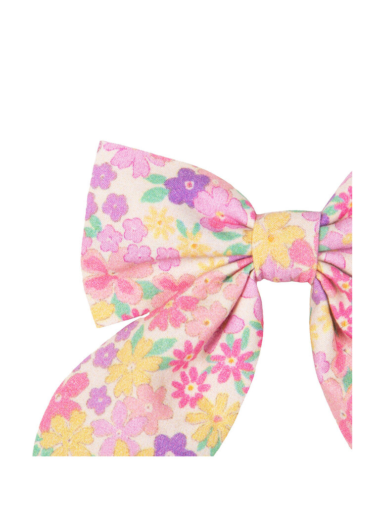 Audrey Alligator Clip - Floral Purple