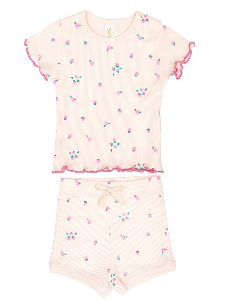 tun tun Pink Strawberries Set