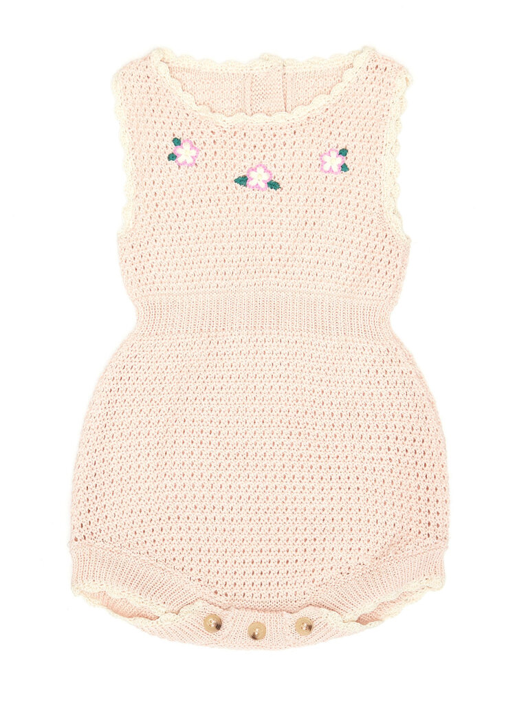 tun tun Avery Romper - Light Pink