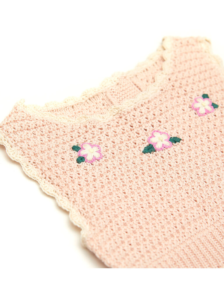 tun tun Avery Romper - Light Pink