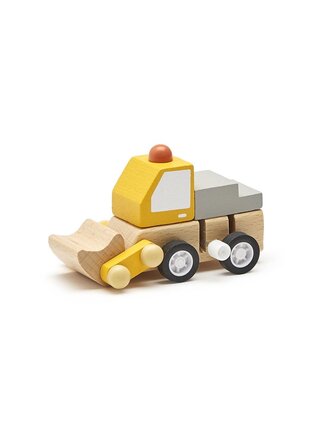Cupcakes & Cartwheels Construction Vehicle Wooden Wind-Up