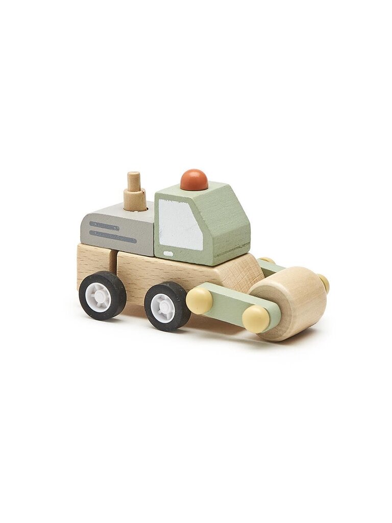 Construction Vehicle Wooden Wind-Up