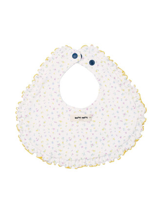 Petite Hailey Berry Pattern Bib - Yellow Flower