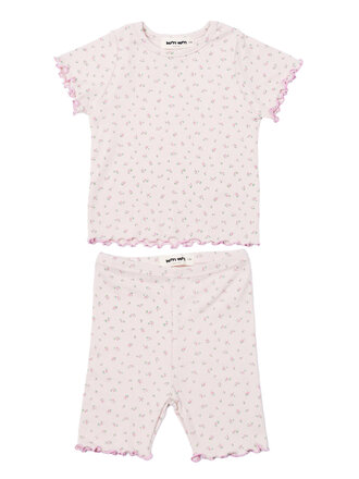 Petite Hailey Pink Floral Ruffle Set