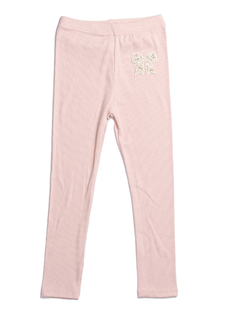 Petite Hailey Light Pink Bow Sweatshirt & Leggings Set