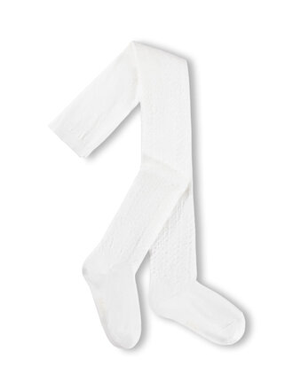 Molo Pointelle Tights - Daylight White