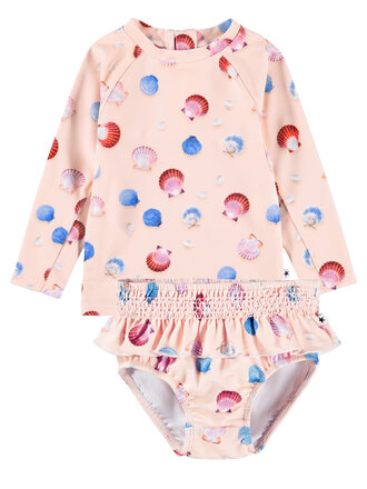 Molo Baby Pink Shell Swim Set