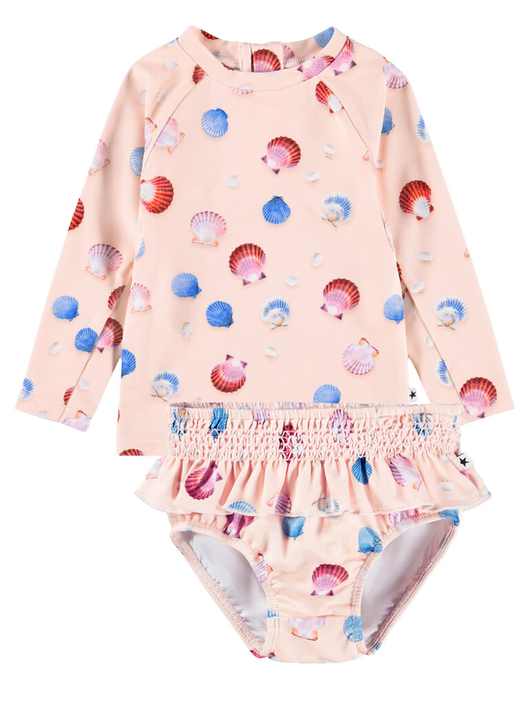 Molo Baby Pink Shell Swim Set