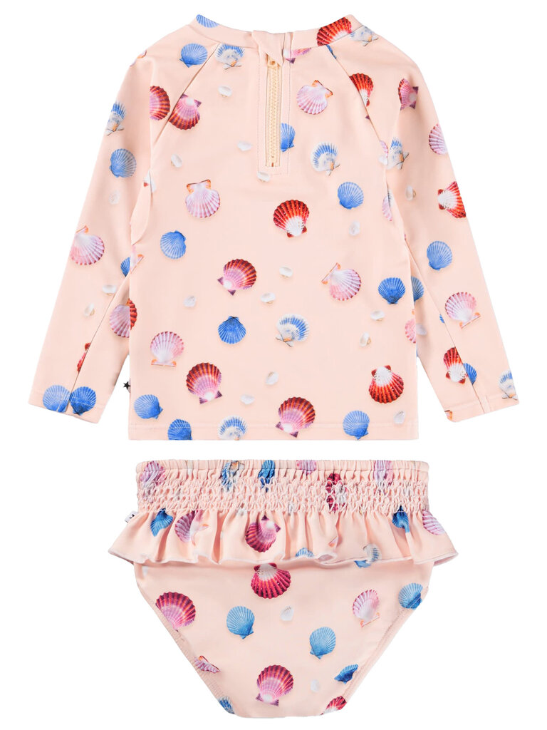 Molo Baby Pink Shell Swim Set