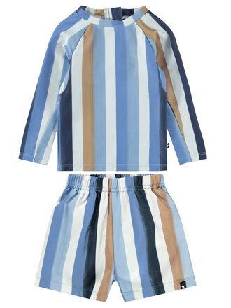 Molo Baby Painted Stripes Swim Set