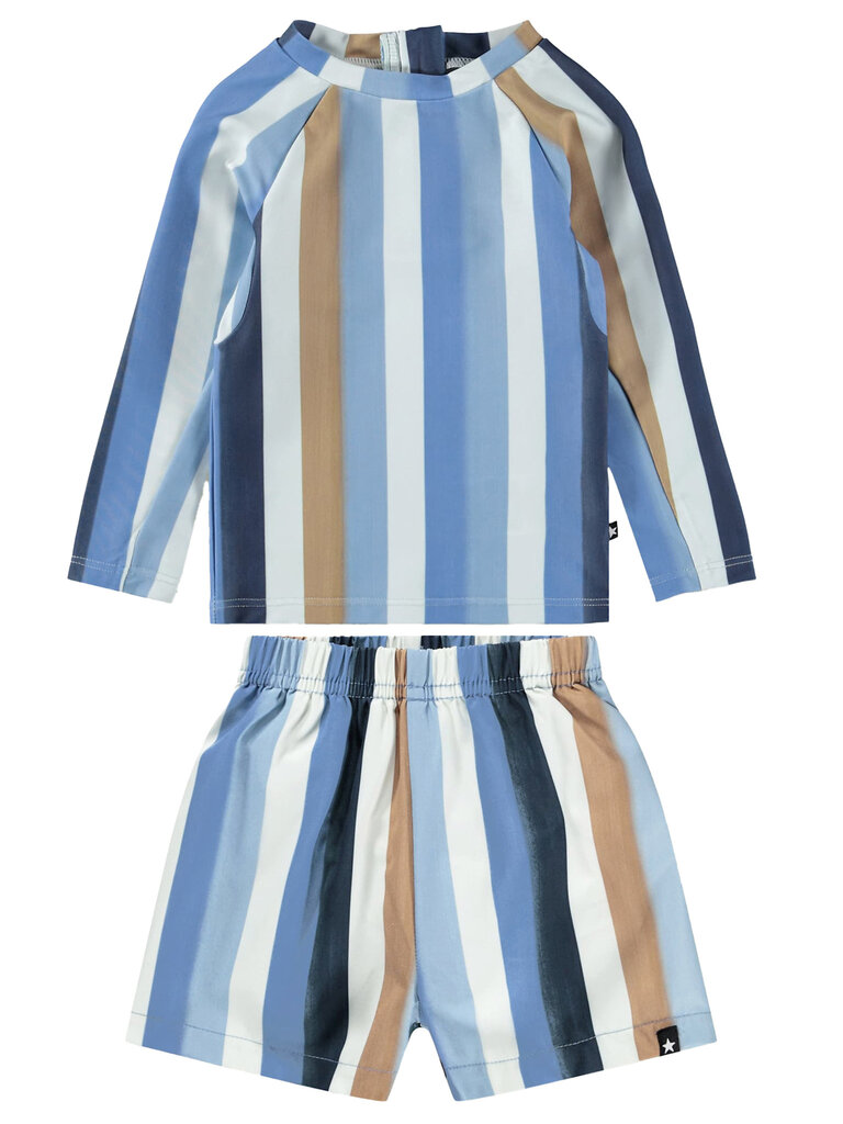 Molo Baby Painted Stripes Swim Set