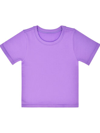 Iscream Vivid Violet Ribbed Short Sleeve