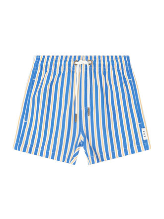 HUXBABY Collegiate Stripe Board Short