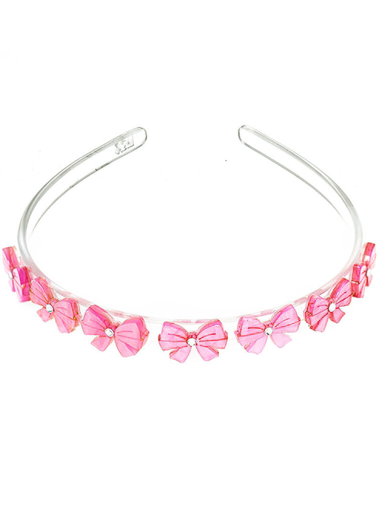 Lilies and Roses Pink Mini Bows Headband